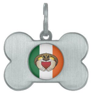 Médaillons Pour Animaux Domestiques Art de Claddagh d'Irlandais