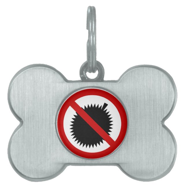 Médaillons Pour Animaux Domestiques AUCUN Fruit Tropical Durian ⚠ signe thaï ⚠ (Devant)