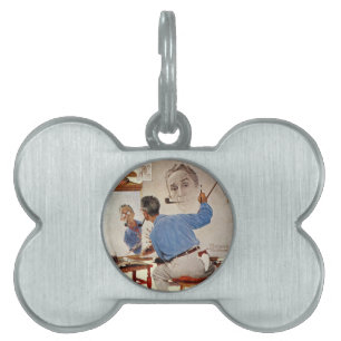 Médaillons Pour Animaux Domestiques Autoportrait triple