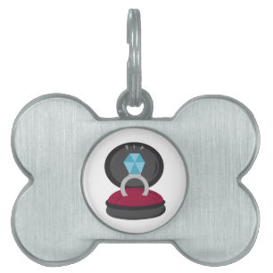 Médaillons Pour Animaux Domestiques Bague fiançailles