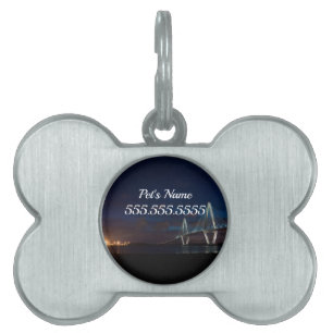 Médaillons Pour Animaux Domestiques Balise Arthur Ravenel Night Pano Pet ID