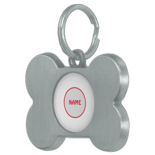 MÉDAILLONS POUR ANIMAUX DOMESTIQUES BALISE CADRE