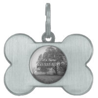 Balise Foggy Automne Grayscale pour animal de comp