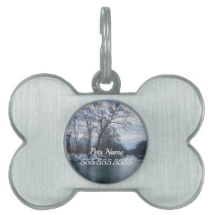 Médaillons Pour Animaux Domestiques balise James River Winter Pet Name