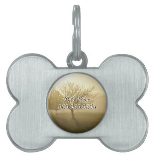 Médaillons Pour Animaux Domestiques Balise Ozarks Misty Golden Morning Sunrise Pet ID
