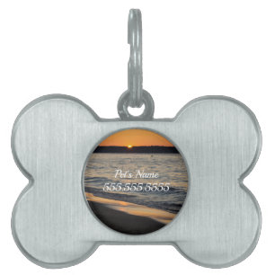 Médaillons Pour Animaux Domestiques Balise Traverse Sunset Pet