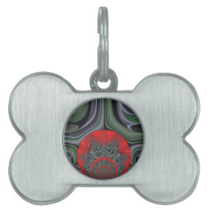 Médaillons Pour Animaux Domestiques Beau Rouge Aurora Art Imprimer