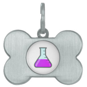 Médaillons Pour Animaux Domestiques Becher de la Science de chimie