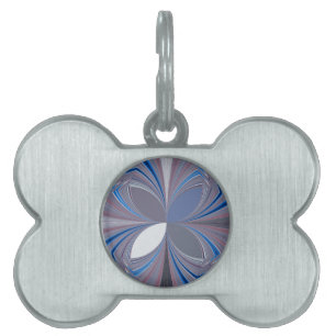 Médaillons Pour Animaux Domestiques Belle étonnante Papillon bleu doux couleurs Art