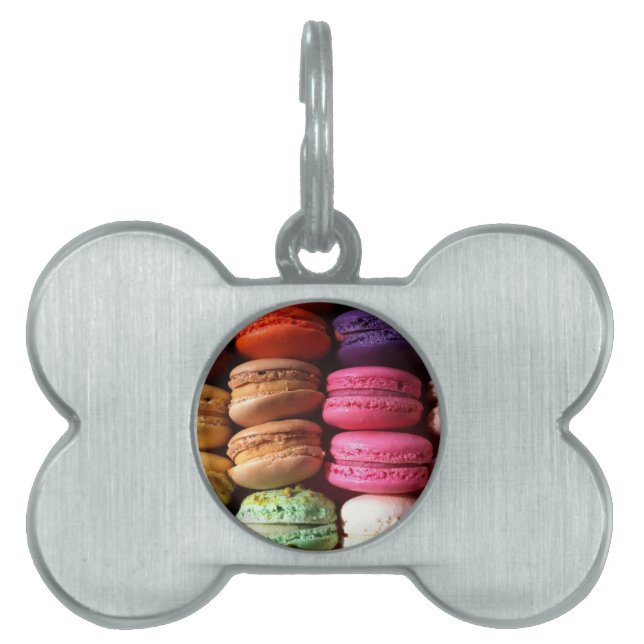 Médaillons Pour Animaux Domestiques biscuits macaron (Devant)