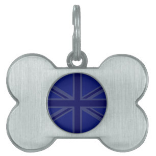 Médaillons Pour Animaux Domestiques Blues pour une Union Jack