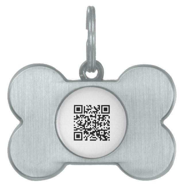Médaillons Pour Animaux Domestiques Bonne année ! — Code QR (Devant)