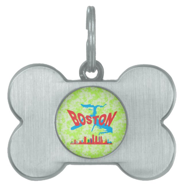 Médaillons Pour Animaux Domestiques Boston (Devant)
