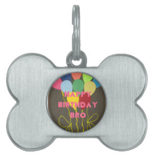 Médaillons Pour Animaux Domestiques Bro Art d'anniversaire heureux