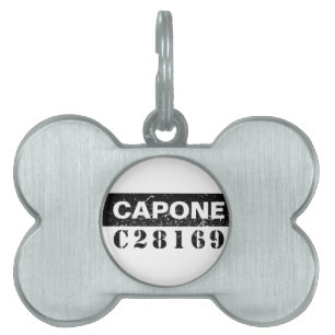 Médaillons Pour Animaux Domestiques Capone drôle