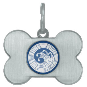 Médaillons Pour Animaux Domestiques Cercle de Swirl