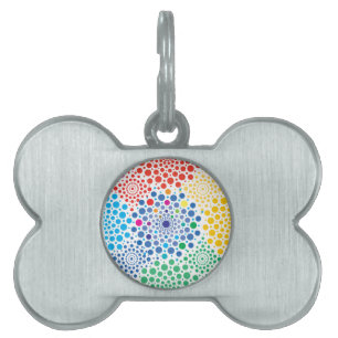 Médaillons Pour Animaux Domestiques Cercles Mandala 3