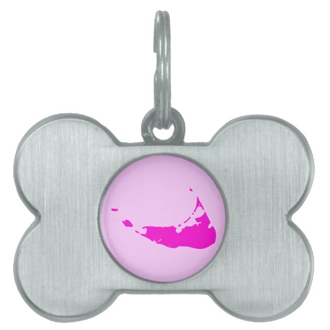 Médaillons Pour Animaux Domestiques Chien de très bon goût d'île de Nantucket (Devant)