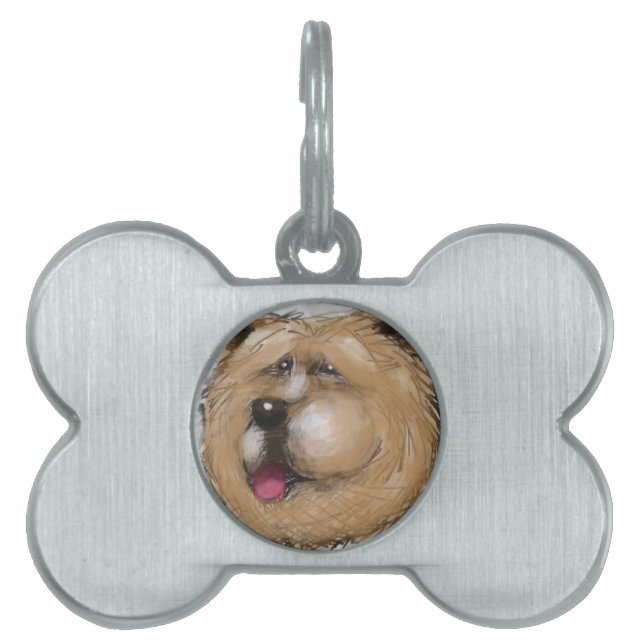 Médaillons Pour Animaux Domestiques Chow Chow (Devant)