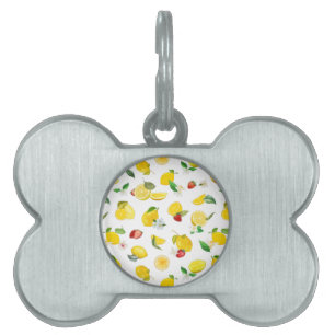 Médaillons Pour Animaux Domestiques Citron et fraise 2