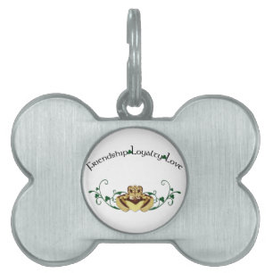 Médaillons Pour Animaux Domestiques Claddagh/Claddaugh