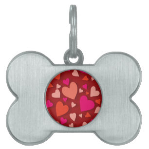 Médaillons Pour Animaux Domestiques Coeur de papier décoratif 6