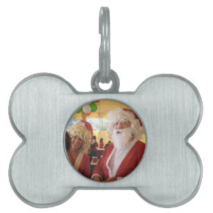 Médaillons Pour Animaux Domestiques Collection Père Noël élégante.