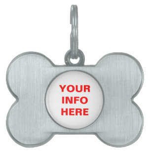 MÉDAILLONS POUR ANIMAUX DOMESTIQUES CUSTOMISER CET ONGLET