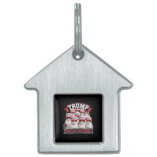 Médaillons Pour Animaux Domestiques Donald Trump Rendons Aux Chats Leur Sécurité 2024 