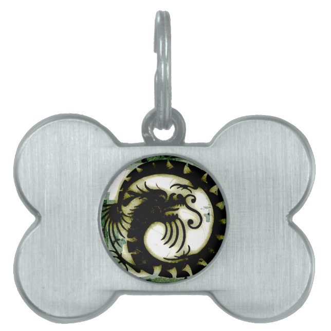 Médaillons Pour Animaux Domestiques Dragon (Devant)