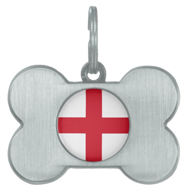 Médaillons Pour Animaux Domestiques Drapeau anglais (Devant)