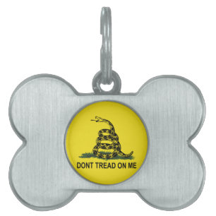 Médaillons Pour Animaux Domestiques Drapeau de Gadsden