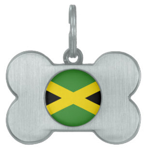 Médaillons Pour Animaux Domestiques Drapeau de la Jamaïque