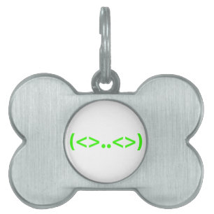 Médaillons Pour Animaux Domestiques Emoticon japonais ALIEN