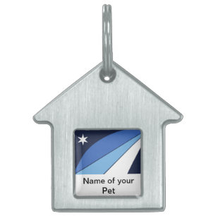 Médaillons Pour Animaux Domestiques Étiquette avec drapeau de Columbia, SC