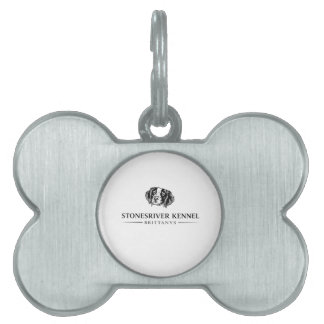 Médaillons Pour Animaux Domestiques Étiquette de collier SRK Brittany