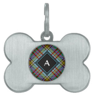 Médaillons Pour Animaux Domestiques Étiquette d'identification de Clan Anderson Tartan