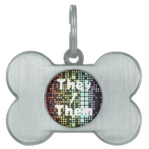 Médaillons Pour Animaux Domestiques Fierté de neurogande Super funky Retro Mod