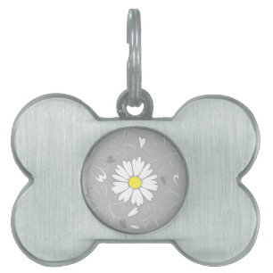 Médaillons Pour Animaux Domestiques Fleur marguerite d'Eilin