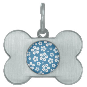 Médaillons Pour Animaux Domestiques Fleurs Motif 5