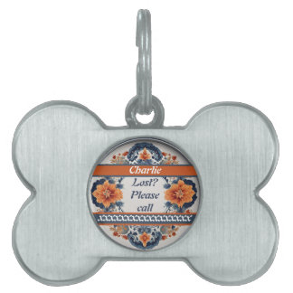 Médaillons Pour Animaux Domestiques Framed Pet Tag