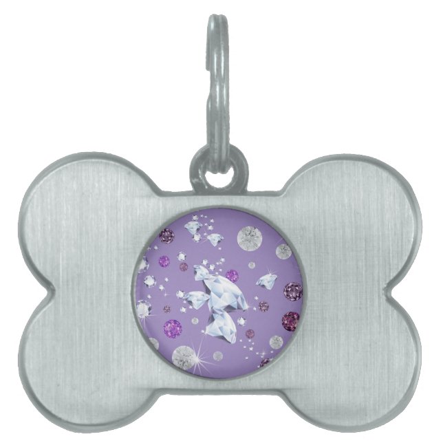 Médaillons Pour Animaux Domestiques Galaxy Diamant 2 (Devant)