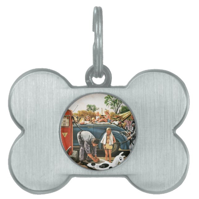 Médaillons Pour Animaux Domestiques Gonflage du jouet de plage (Devant)