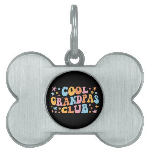 Médaillons Pour Animaux Domestiques Grandpas Club cool III