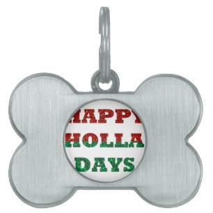 Médaillons Pour Animaux Domestiques happy holla days