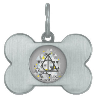 Médaillons Pour Animaux Domestiques Harry Potter | Geometric Deathly Hallows