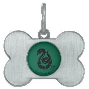 Médaillons Pour Animaux Domestiques Harry Potter   Icône de serpent de Serpentard