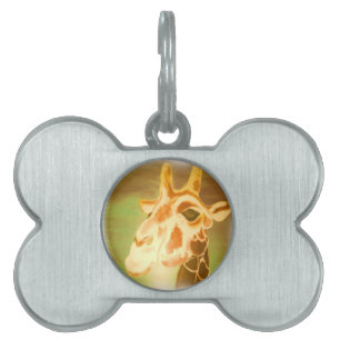 Médaillons Pour Animaux Domestiques Henri Giraffe