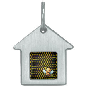 Médaillons Pour Animaux Domestiques Heureuse Petite Abee