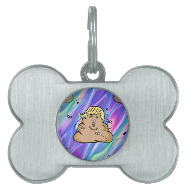 Médaillons Pour Animaux Domestiques hologramme décharge trump (Devant)